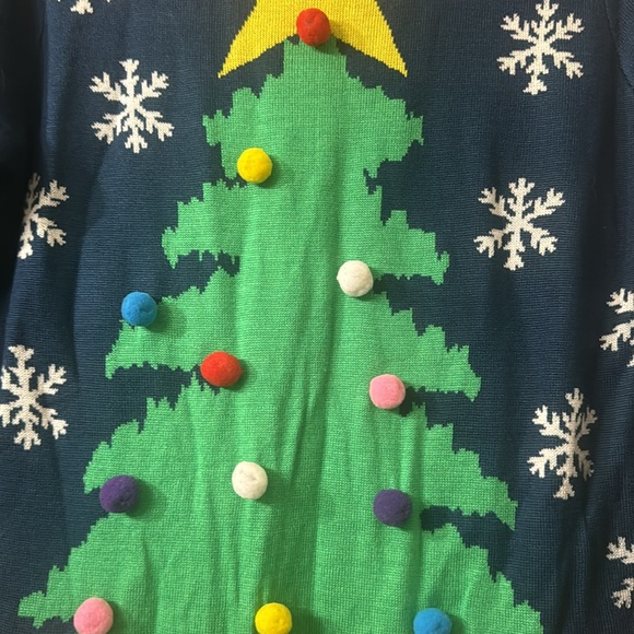 Tipsy Elves Ugly Christmas Tree Sweater size small NWT - Picture 5 of 10